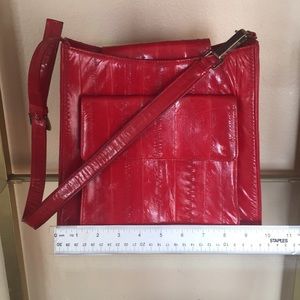 Lee Sands Eelskin Red Purse